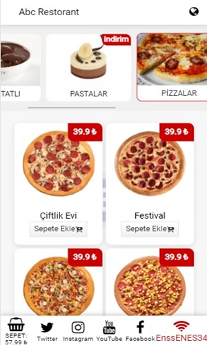 mobil görünüm İletmen Menü 5