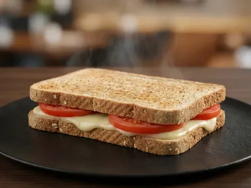 Kepekli Tost (Kaşarlı, Domatesli)