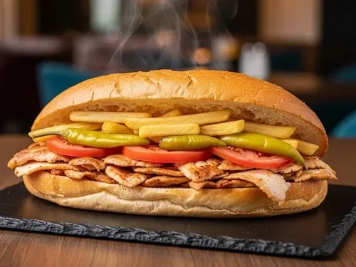 Yarım Ekmek Tavuk Döner (80 g)