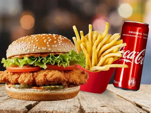 Marmaris Fingers Burger Menü (150 g)