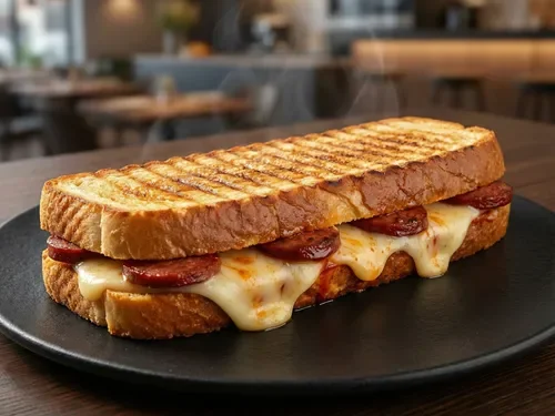 Ayvalık Tost (Kaşar & Sucuk)