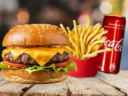 Cheeseburger Menü (60 g)