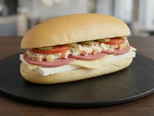 Peynir & Salam & Kaşar & Amerikan & Domates & Turşu Sandviç