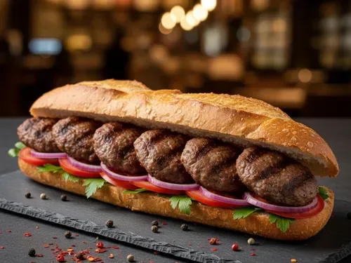 3/4 Ekmek Arası Köfte Dürüm