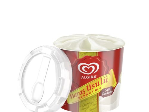 Algida Maraş Usulü Sade Cup Dondurma (100 ml)