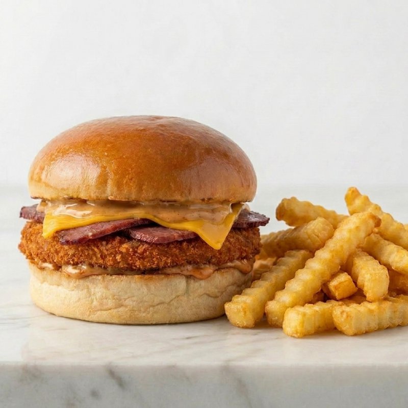 Barbekü Tavuk Burger