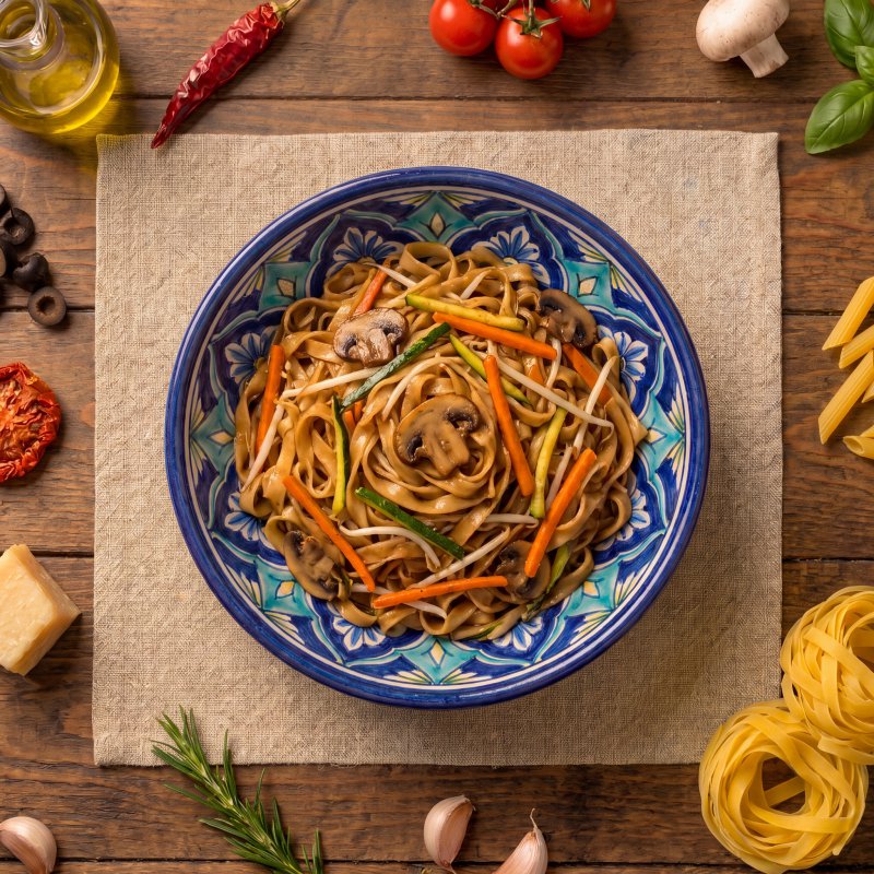 Sebzeli Noodle