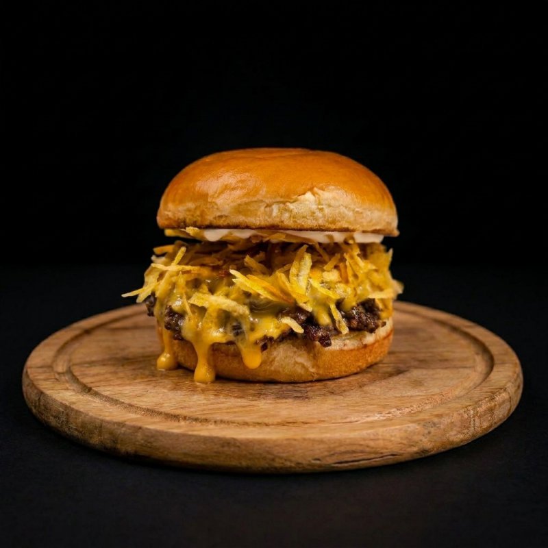 Roasted Garlic Burger