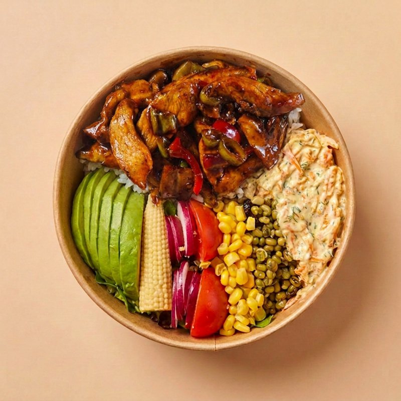 Barbekü Soslu Tavuk Bowl
