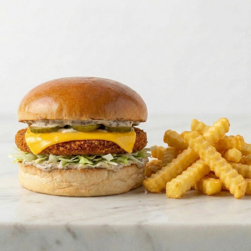 Trüf Mayonezli Tavuk Burger