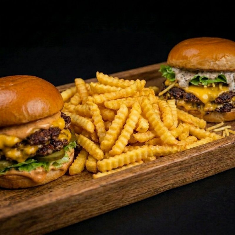1 + 1 Burger Menü