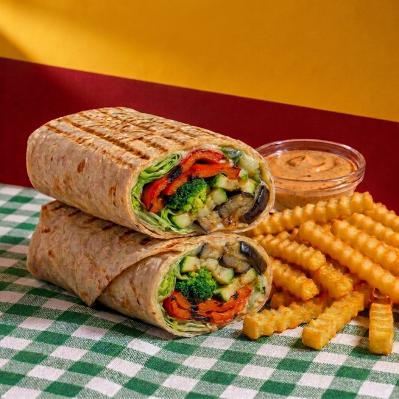 Izgara Sebzeli Wrap
