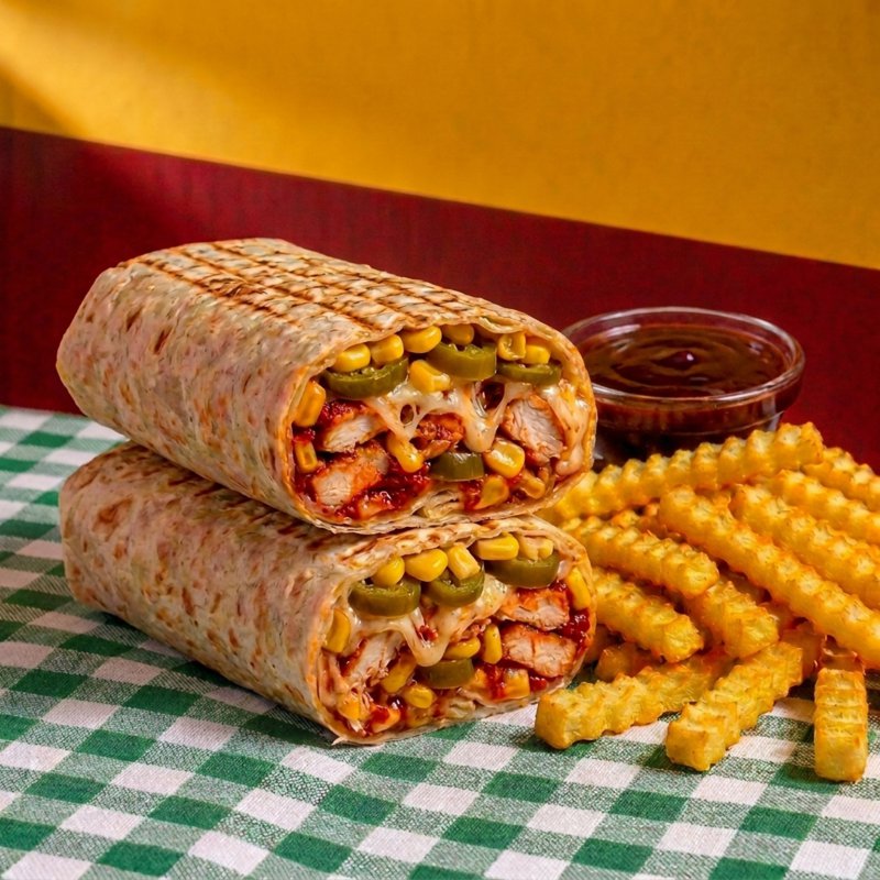Mexican Soslu Tavuklu Wrap