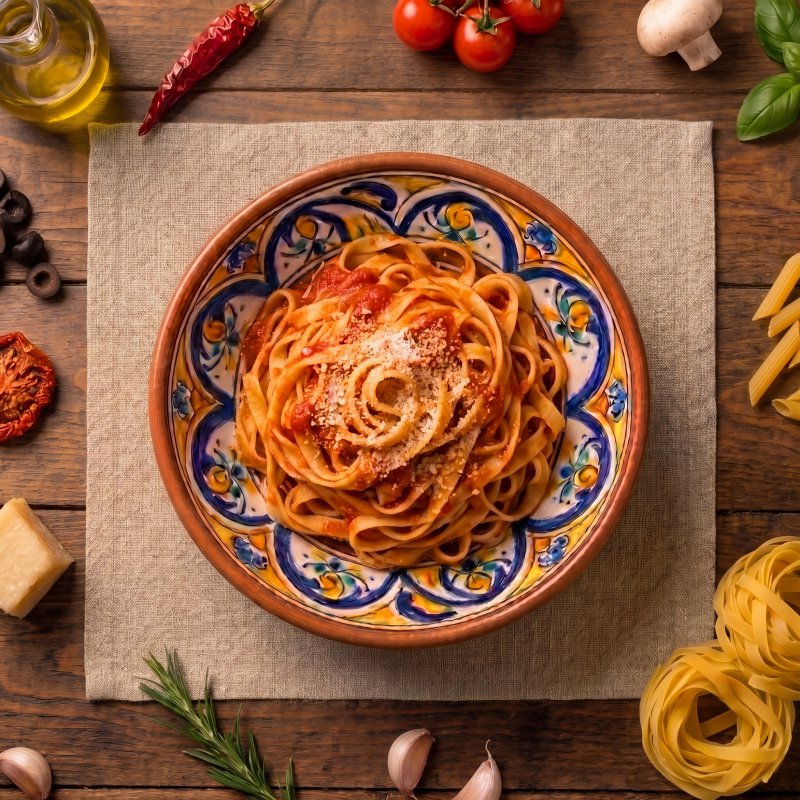 Fettuccine Napolitan