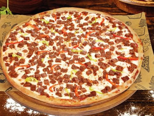 Kavurmalı Pizza (Küçük Boy)