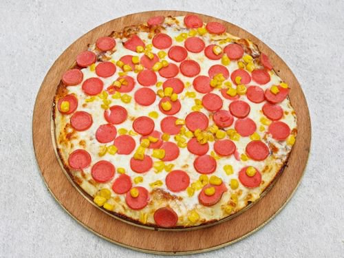 Sosisli & Mısırlı Pizza (Büyük Boy)