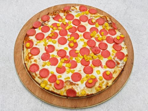 Sosisli & Mısırlı Pizza (Küçük Boy)