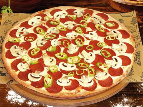 Sucuklu Karışık Pizza (Küçük Boy)