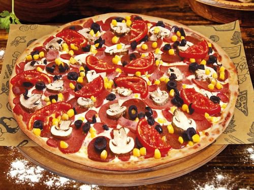 Süper Karışık Pizza (Büyük Boy)