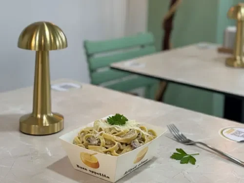 Kremalı Mantarlı Fettucine