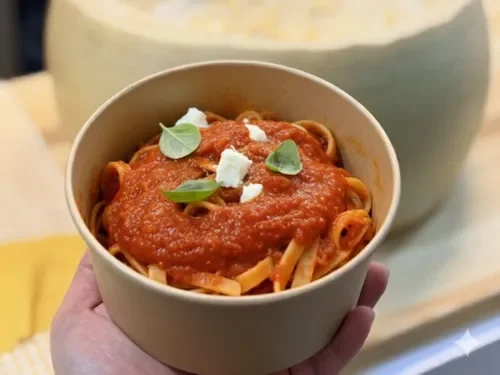 Napoliten Soslu Fettuccine