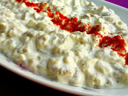 Yoğurtlu Közlenmiş Patlıcan