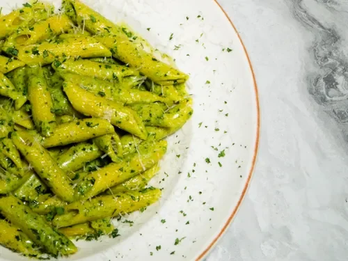Penne Pesto & Kremalı