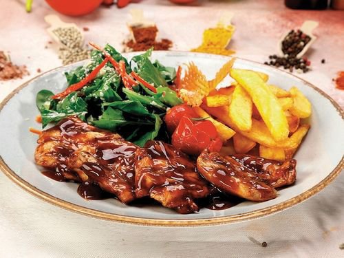Bbq Soslu Izgara Tavuk