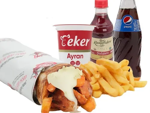 Kaşarlı Ranch Tavuk Dürüm Menü