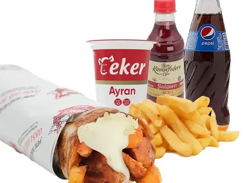 Kaşarlı Mega Ranch Tavuk Dürüm Menü