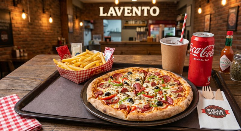 Orta boy pizza menüsü 