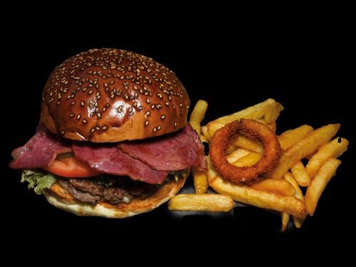 Pastırmalı Burger Menü