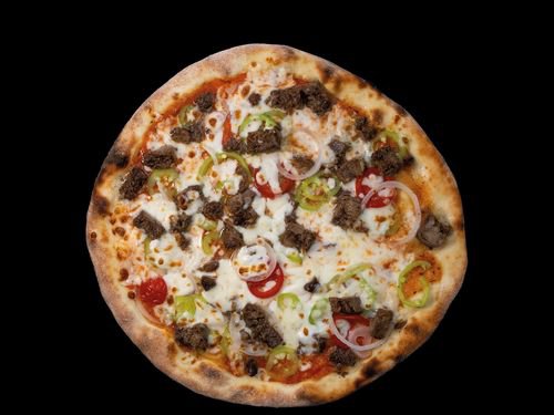 Kavurmalı Pizza Aile Boyu