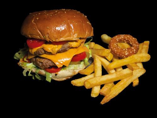 Dubble Burger Menü