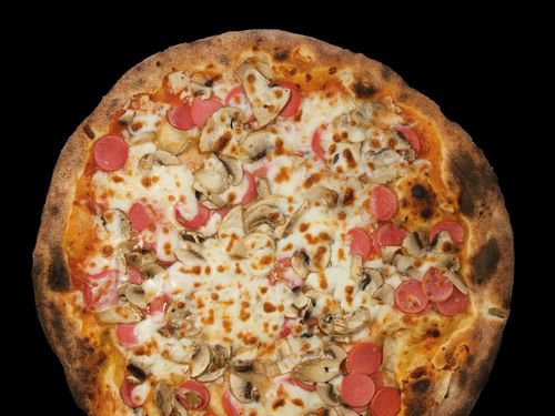 Sosisli Mantarlı Pizza Aile Boy