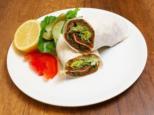 Mega Çiğ Köfte Dürüm (200 g) (Çift Lavaş)