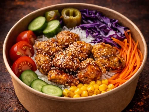 Çanak'ta Soya Soslu Çıtır Tavuk