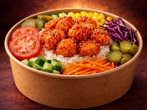 Çanak'ta Hot Chili Soslu Çıtır Tavuk