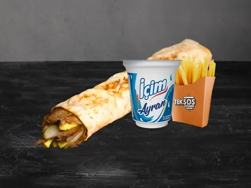 Teksos Et Döner Dürüm (Large) Menü