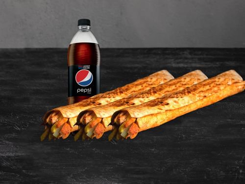 3'lü Tavuk Döner Dürüm (Large) Menü