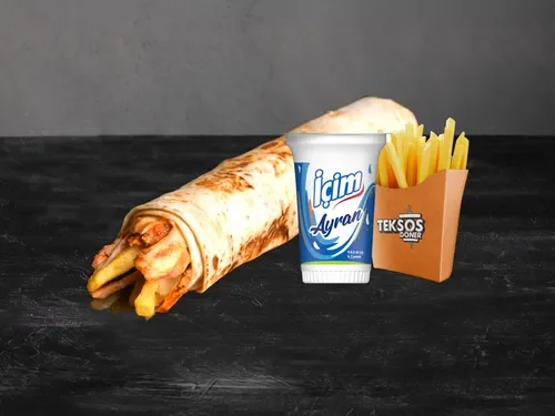 Teksos Tavuk Döner Dürüm (Small) Menü