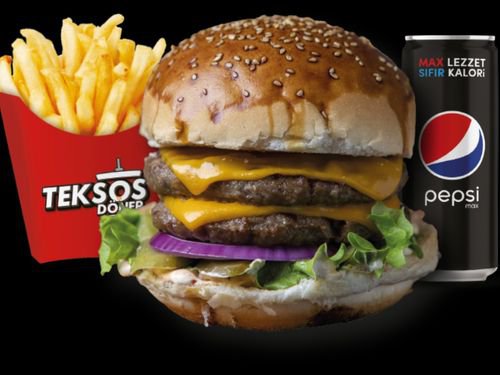 Double Burger Menü