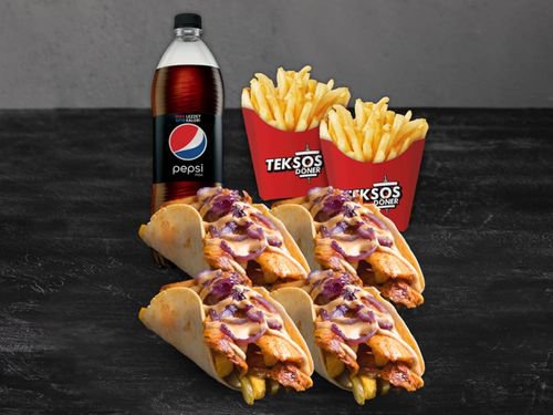 Tek Tako 4'lü Tavuk Menü