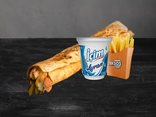 Teksos Tavuk Döner Dürüm (Large) Menü
