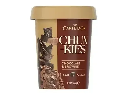 Carte D'Or Chunkies Brownie & Çikolata, Çikolatalı Dondurma 430
