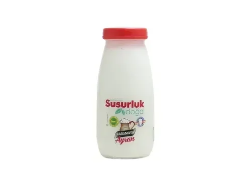 Arslan Kara Maya Doğal Ayran (245 ml) (Cam Şişe)