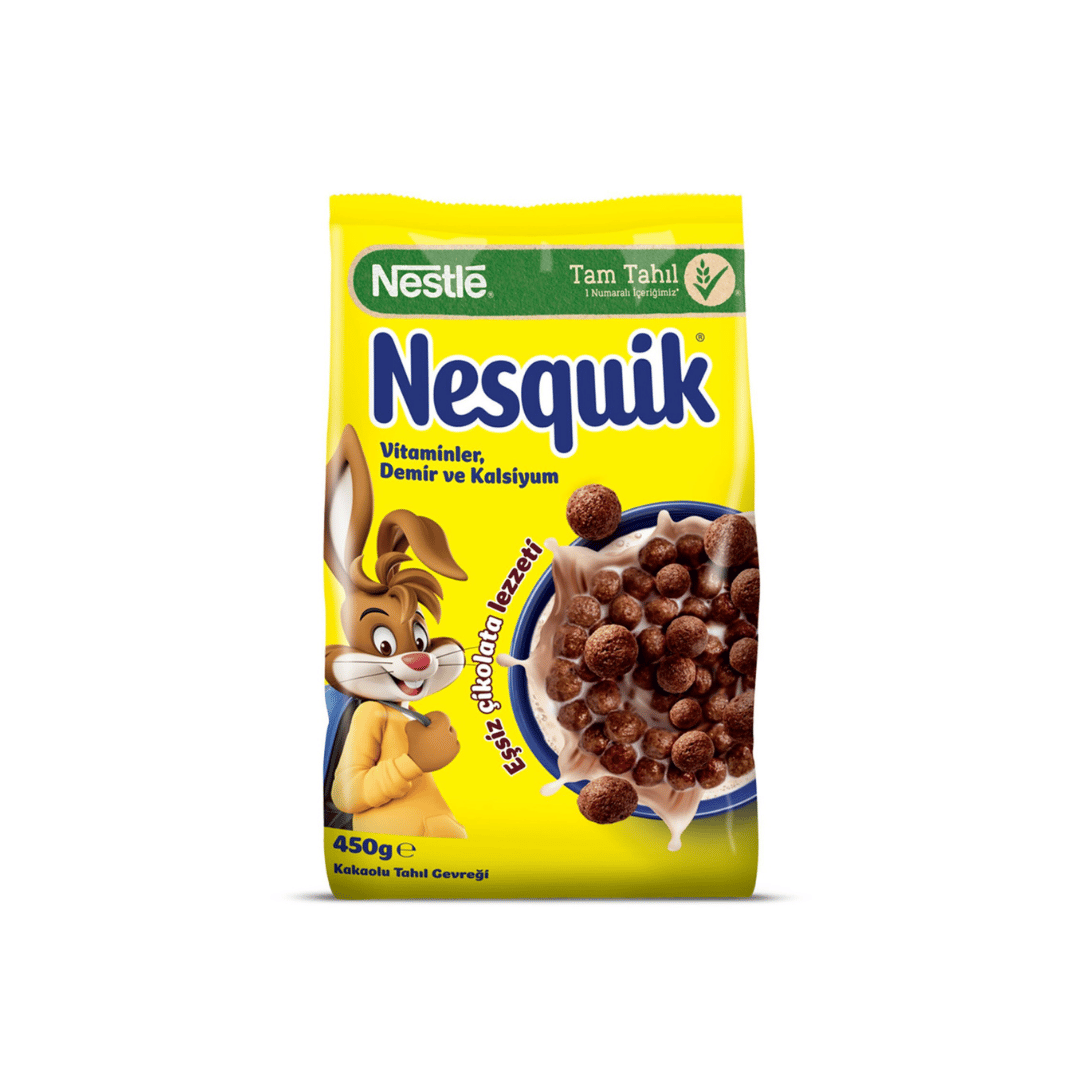 Nestle Nesquik Kakaolu Buğday ve Mısır Gevreği