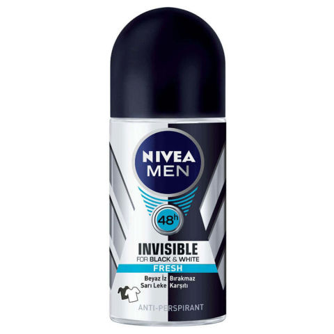 Nivea Black&White Erkek Roll- On