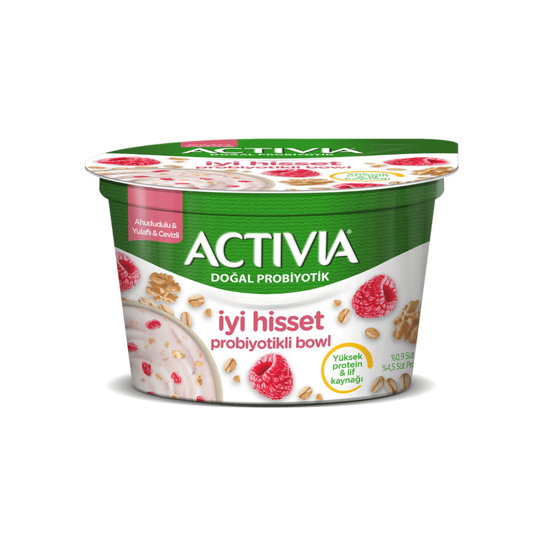Activia Probiyotikli Bowl Ahududu&Yulaf&Ceviz