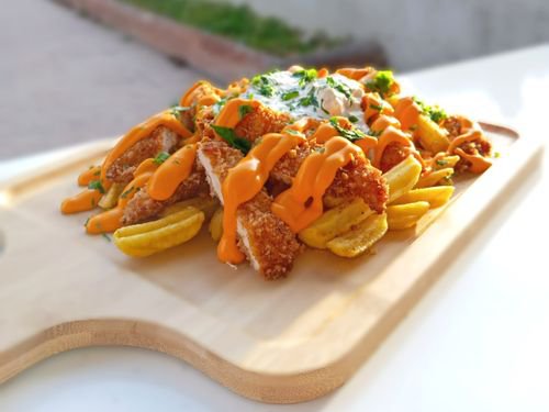 Çıtır Tavuklu Patates